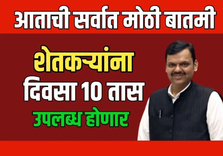 Devendra Fadnavis : शेतकऱ्यांना दिवसा 10 तास वीज