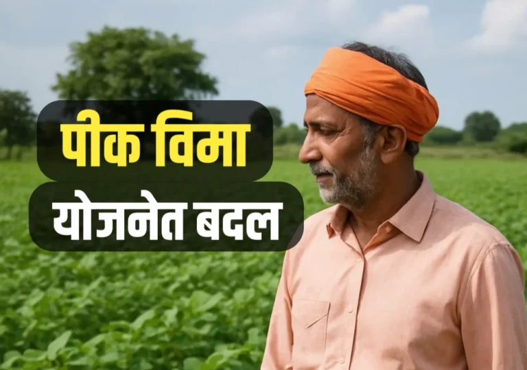 Crop Insurance : पीक विमा योजनेअंतर्गत आणखीन 2 मोठाले बदल ?