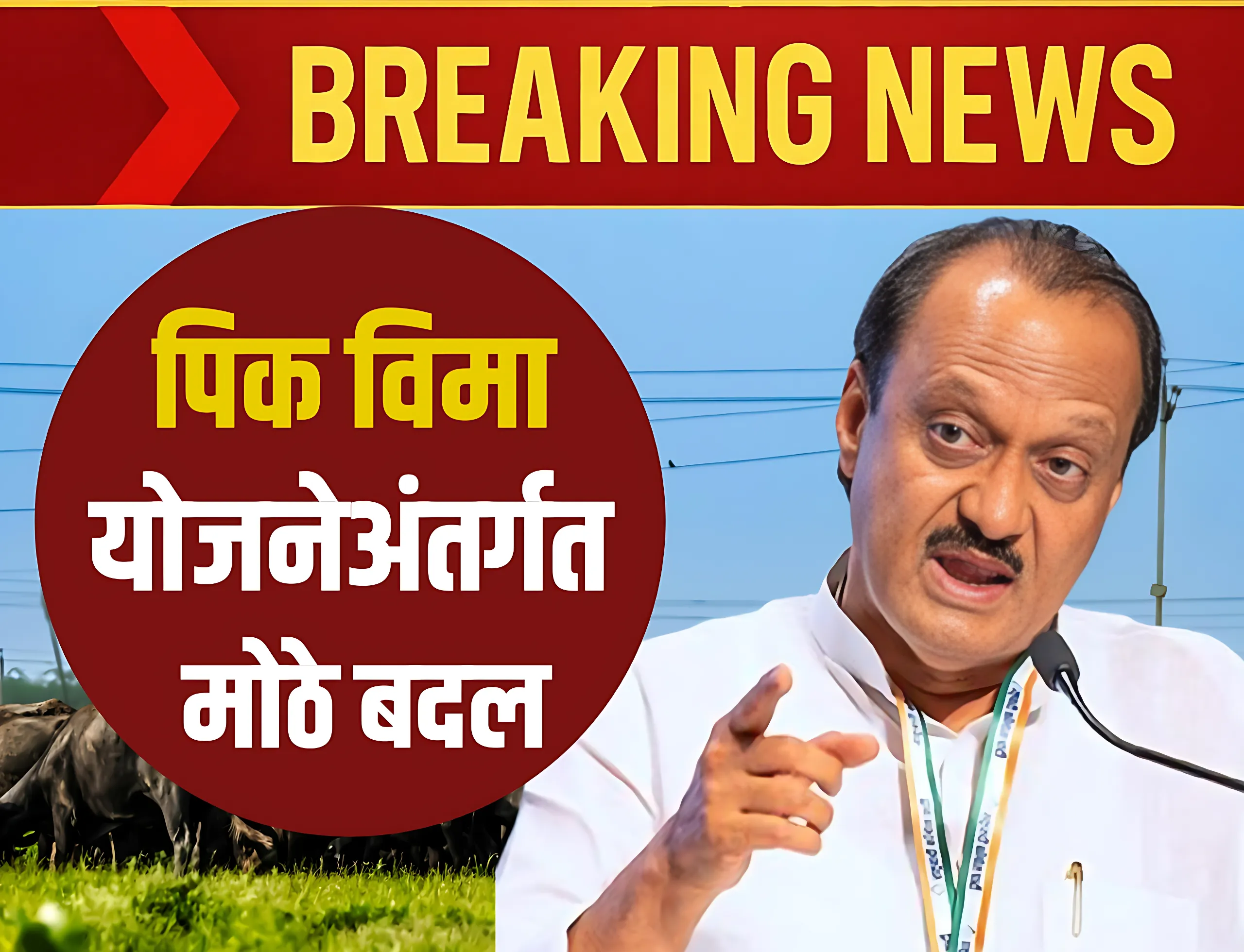 पिक विमा ( Pik Vima ) योजनेअंतर्गत अनेक बदल!