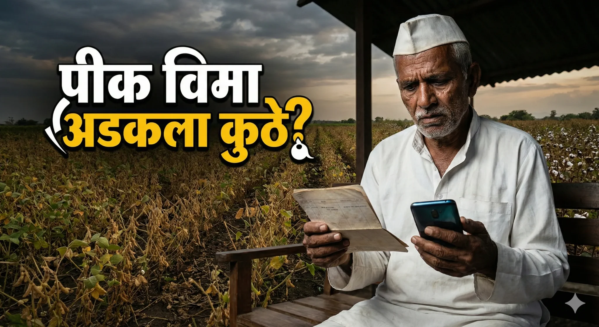 Pik Vima 2025 Maharashtra: विमा भरपाई खात्यात जमा का नाही? मोठी अपडेट (Crop Insurance Update)