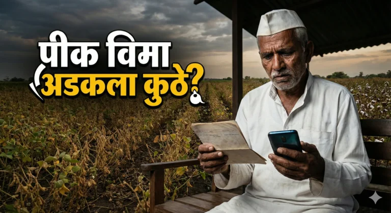 Pik Vima 2025 Maharashtra: विमा भरपाई खात्यात जमा का नाही? मोठी अपडेट (Crop Insurance Update)