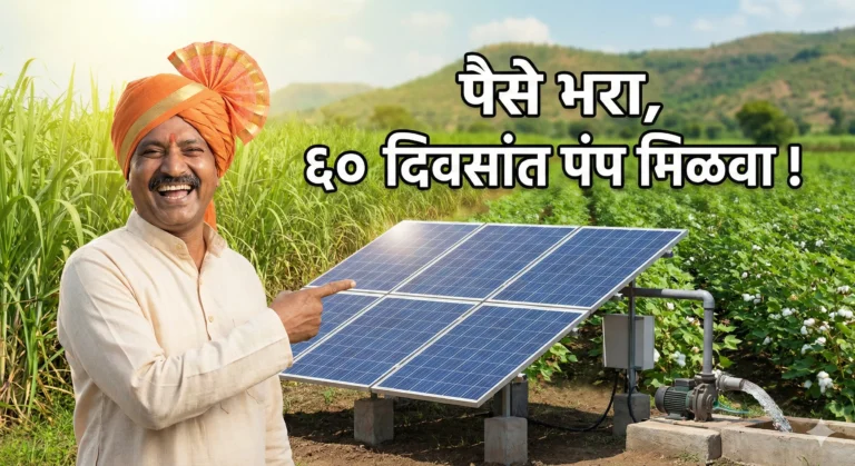 Magel Tyala Solar Yojana 2026 Farmer with Solar Pump