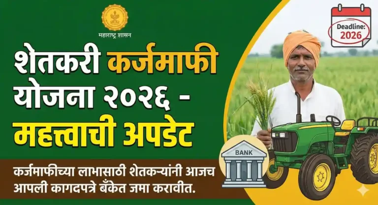 शेतकरी कर्जमाफी योजना २०२६ - महत्त्वाची अपडेट (Shetkari Karjmafi Yojana 2026 - Important Update)