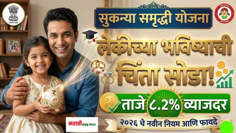 Sukanya Samriddhi Yojana - SSY 2026 नवीन नियम आणि 8.2 टक्के व्याजदर माहिती