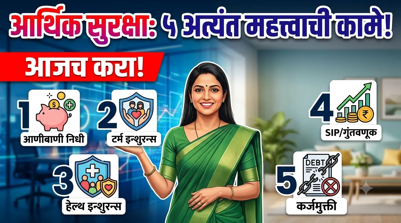 आर्थिक नियोजन आणि विमा: भविष्यातील आर्थिक संकटांना दूर ठेवण्यासाठी आजच करा ‘ही’ ५ अत्यंत महत्त्वाची कामे