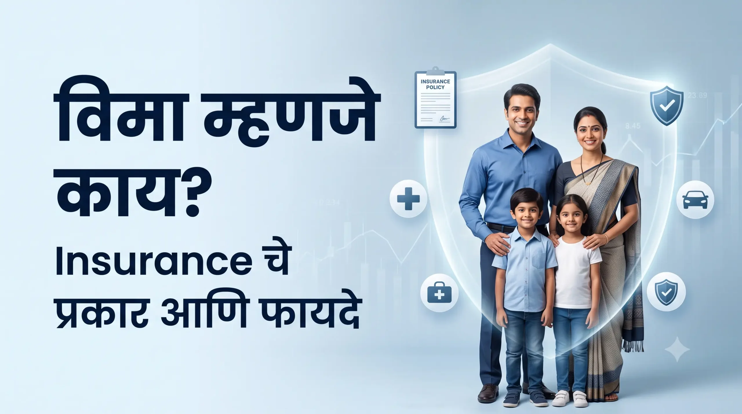Insurance म्हणजे काय? विमा घेताना काय पाहावे, प्रकार, फायदे आणि योग्य पॉलिसी निवडण्याची संपूर्ण माहिती