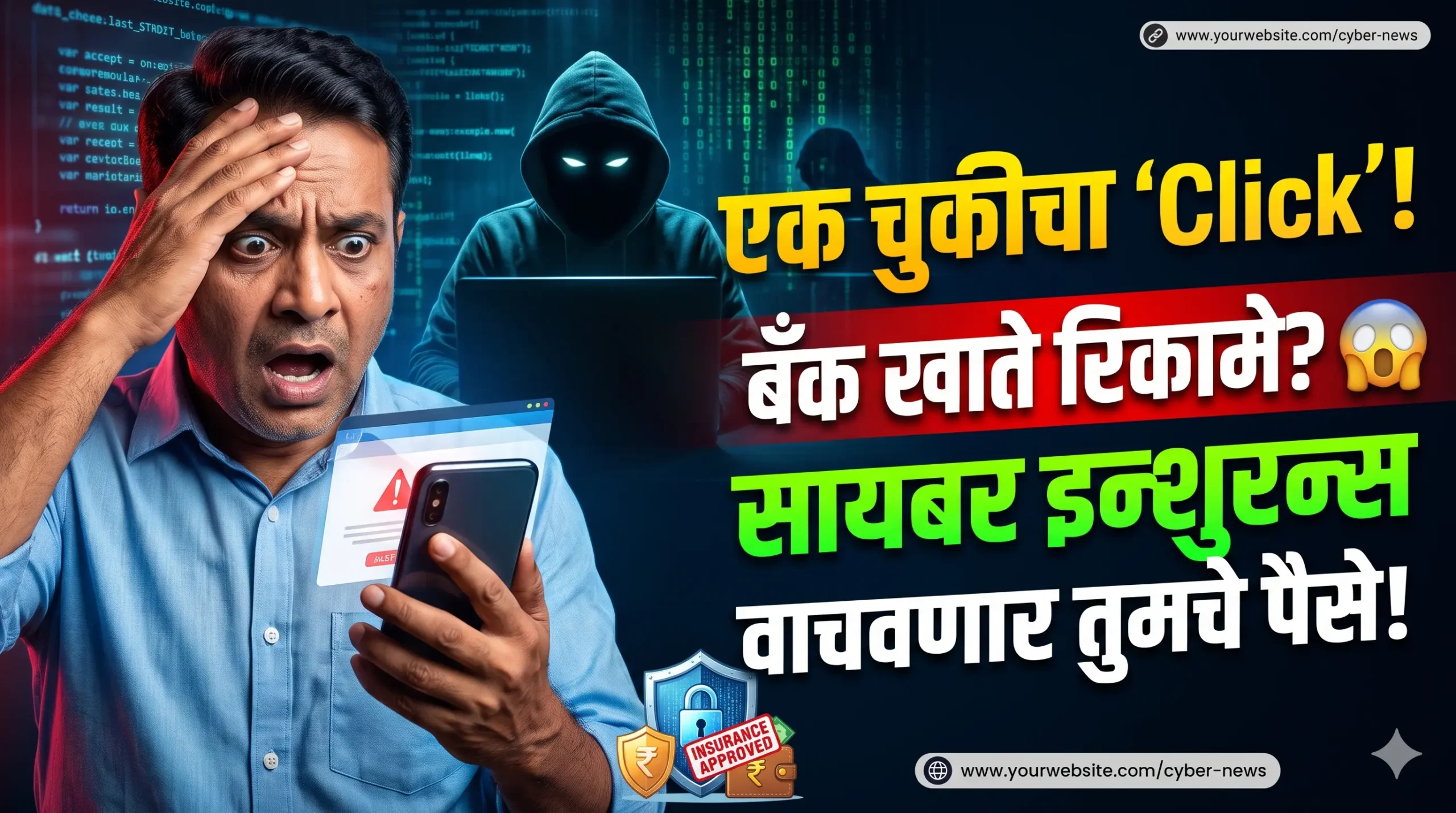 तुमचा एक चुकीचा 'क्लिक' आणि बँक खाते रिकामे! 'सायबर इन्शुरन्स' (Cyber Insurance) कसा वाचवेल तुमचे लाखो रुपये?