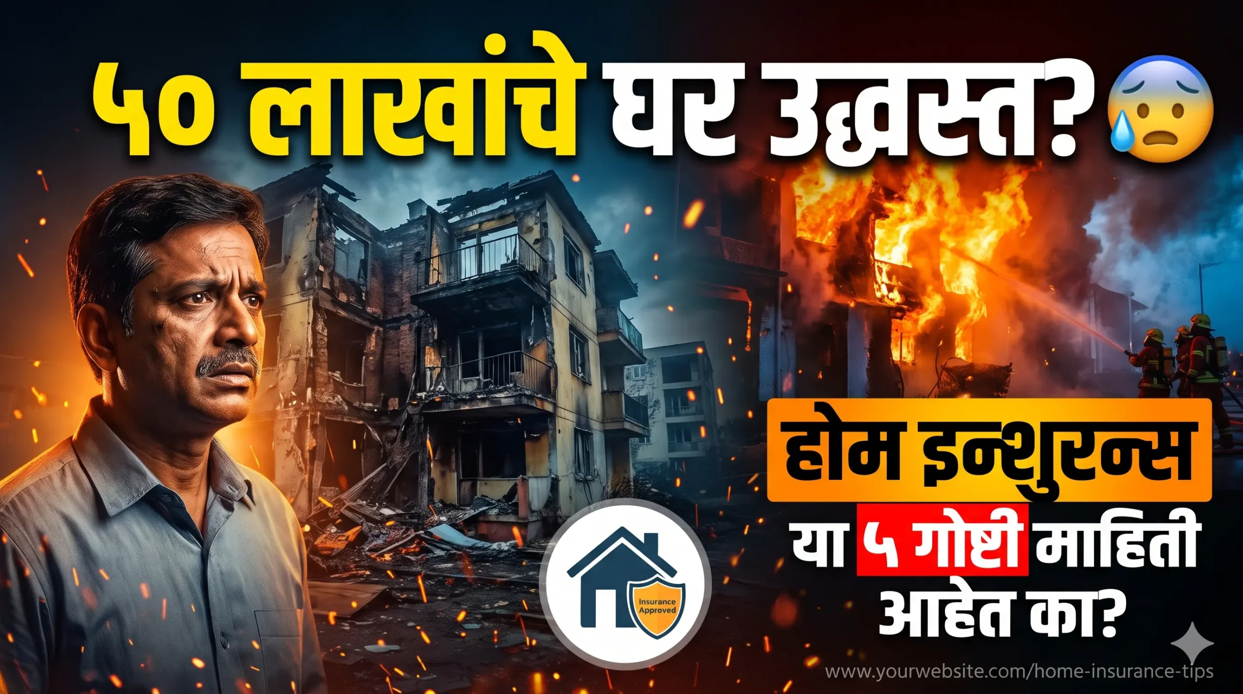 ५० लाखांचे घर एका झटक्यात होऊ शकते उद्ध्वस्त! 'होम इन्शुरन्स' (Home Insurance) बद्दल या ५ गोष्टी माहिती नसतील, तर होईल मोठे नुकसान
