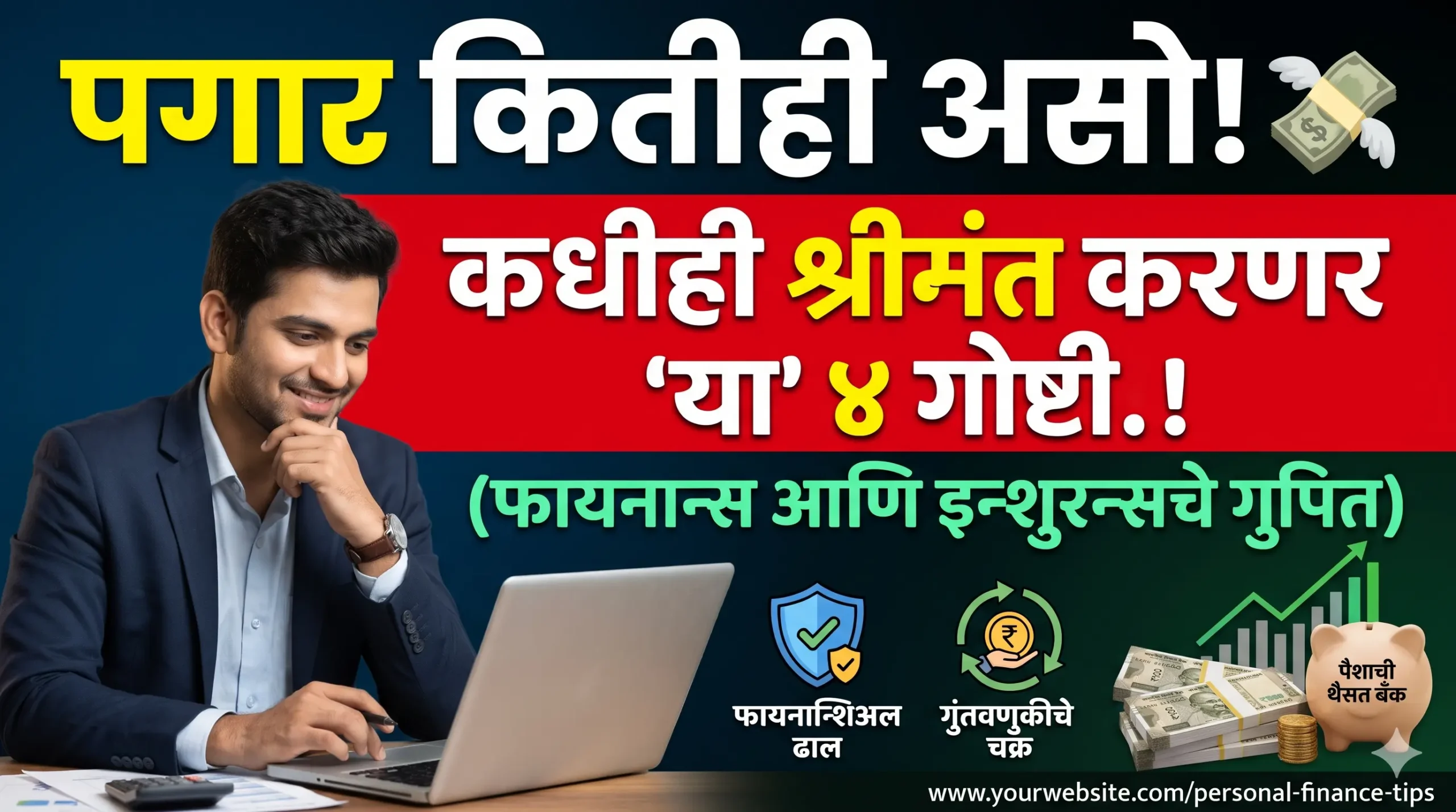 पगार कितीही असो, 'या' ४ नियमांशिवाय तुम्ही कधीही श्रीमंत होऊ शकणार नाही! (जाणून घ्या पर्सनल फायनान्स आणि इन्शुरन्सचे गुपित)